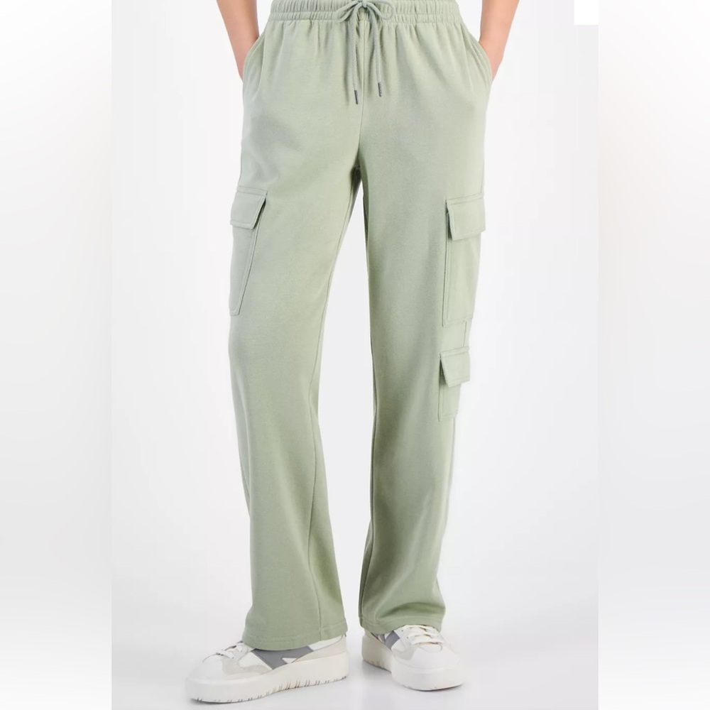 New 2PC Set Hippie Rose Junior Fleece Cargo Sweatshirt Sweatpants Size XS - Picture 3 of 10